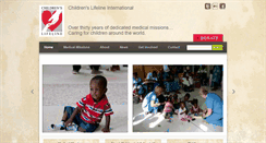 Desktop Screenshot of childrens-lifeline.org